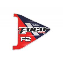 Adesivo Ponteira Escapamento Foco Racing Modelo Novo F2