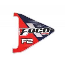 Adesivo Ponteira Escape Foco Racing F2 Crf 230 Crf 250f