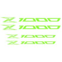 Adesivo Premium De Roda Moto Interno Kawasaki Z1000 - Verde Adesivo Premium De Roda Moto Interno Kawasaki Z1000 - Verde