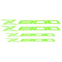 Adesivo Premium De Roda Moto Interno Kawasaki Z800 - Verde