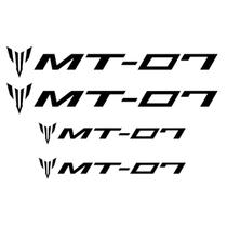 Adesivo Premium De Roda Moto Interno MT-07 - Preto