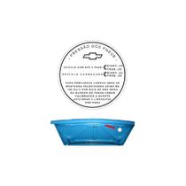 Adesivo Pressão Pneus Compatível Opala/Caravan 68-79