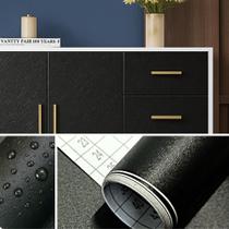 Adesivo Preto Fosco Vinil 45cm x 10 metros Vinil para Envelopamento Papel de Parede Lavável