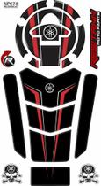 Adesivo Protetor 3d Tanque E Bocal Yamaha Mt 03 Vermelho