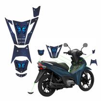 Adesivo Protetor Biz 2025 - Borboleta Azul Adesivo Protetor Biz 2025 - Borboleta Azul