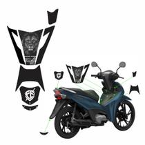 Adesivo Protetor Biz 2025 - Leão Fé Adesivo Protetor Biz 2025 - Leão Fé