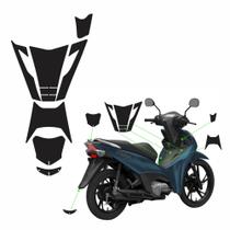 Adesivo Protetor Biz 2025 - Preto Fosco Adesivo Protetor Biz 2025 - Preto Fosco