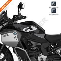 Adesivo Protetor Carenagem Bmw F900 Gs Adv Kit Mapa - CINZA