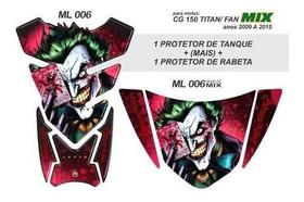 Adesivo Protetor D Tanque E Rabeta Joker Cg150 Titan Fan Mix