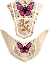 Adesivo protetor da pcx borboleta bege - 2025 (leiam a descrição)