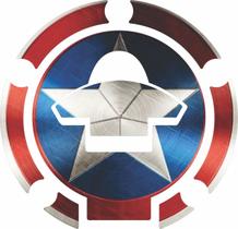 Adesivo Protetor De Bocal Capitão América Yamaha Lander By69 Adesivo Protetor De Bocal Capitão América Yamaha Lander By69