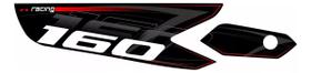Adesivo Protetor De Escapamento Racing Honda Titanfan 160