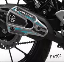 Adesivo Protetor De Escapamento Resinado Yamaha Fz 25 Cinza Adesivo Protetor De Escapamento Resinado Yamaha Fz 25 Cinza