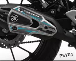 Adesivo Protetor De Escapamento Resinado Yamaha Fz 25 Pey04