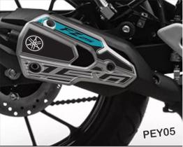 Adesivo Protetor De Escapamento Resinado Yamaha Fz 25 Pey05 Adesivo Protetor De Escapamento Resinado Yamaha Fz 25 Pey05