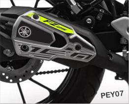 Adesivo Protetor De Escapamento Resinado Yamaha Fz 25 Pey07