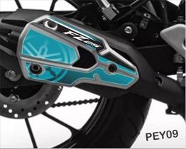 Adesivo Protetor De Escapamento Resinado Yamaha Fz 25 Pey09