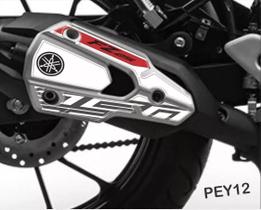 Adesivo Protetor De Escapamento Resinado Yamaha Fz 25 Pey12