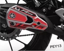 Adesivo Protetor De Escapamento Resinado Yamaha Fz 25 Pey13 Adesivo Protetor De Escapamento Resinado Yamaha Fz 25 Pey13