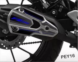 Adesivo Protetor De Escapamento Resinado Yamaha Fz 25 Pey16 Adesivo Protetor De Escapamento Resinado Yamaha Fz 25 Pey16