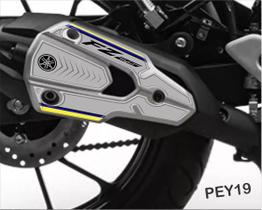 Adesivo Protetor De Escapamento Resinado Yamaha Fz 25 Pey19