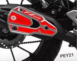 Adesivo Protetor De Escapamento Resinado Yamaha Fz 25 Pey21 Adesivo Protetor De Escapamento Resinado Yamaha Fz 25 Pey21