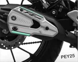 Adesivo Protetor De Escapamento Resinado Yamaha Fz 25 Pey25 Adesivo Protetor De Escapamento Resinado Yamaha Fz 25 Pey25