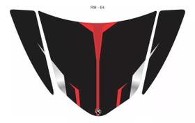 Adesivo Protetor De Rabeta Honda Titan/fan/start 150 Kit 64