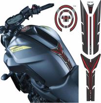 Adesivo Protetor de Tankpad + Bocal Yamaha MT 07 Kit 12 Adesivo Protetor de Tankpad + Bocal Yamaha MT 07 Kit 12