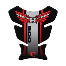 Adesivo Protetor De Tanque 3D moto XRE 300 vermelho