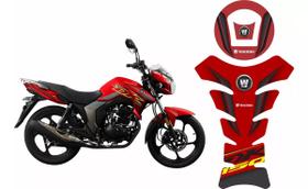 Adesivo Protetor De Tanque Bocal Haojue Dk150 Vermelho