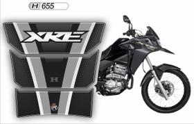 Adesivo Protetor De Tanque Moto XRE 300 Rally Aventure Cinza H655