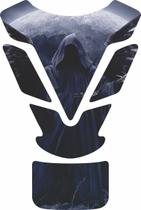 Adesivo Protetor De Tanque Tankpad Anjo Da Morte Preto Dark