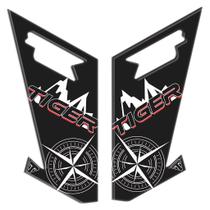 Adesivo Protetor Lateral Pisca Compatível Tiger Xcx 800 2020 Resinado - Alta Resistência