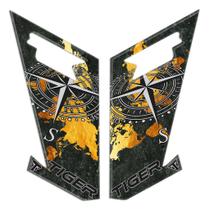 Adesivo Protetor Lateral Pisca Compatível Tiger Xcx 800 2020 Resinado - Alta Resistência