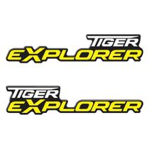 Adesivo Protetor Lateral Resinado para Tiger Explorer - Cromo Sign