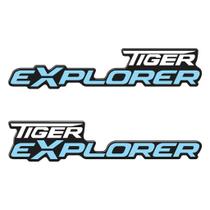 Adesivo Protetor Lateral Resinado para Tiger Explorer - Cromo Sign