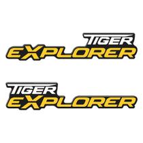 Adesivo Protetor Lateral Resinado para Tiger Explorer - Cromo Sign