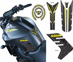 Adesivo Protetor Lateral+Tankpad e Bocal Yamaha MT 07 Kit 08