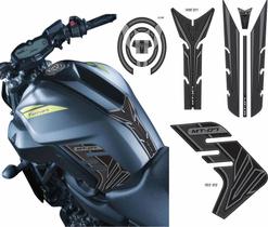 Adesivo Protetor Lateral+Tankpad e Bocal Yamaha MT 07 Kit 11