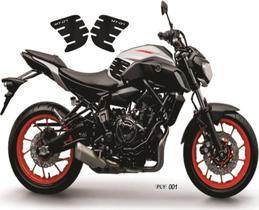 Adesivo Protetor Lateral Tanque Yamaha MT 07 Kit 01 Adesivo Protetor Lateral Tanque Yamaha MT 07 Kit 01