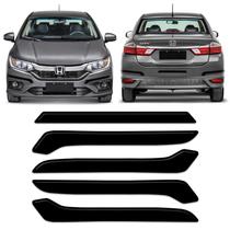 Adesivo Protetor Para-choque Carro Bumper Grande Preto 5 pçs Adesivo Protetor Para-choque Carro Bumper Grande Preto 5 pçs