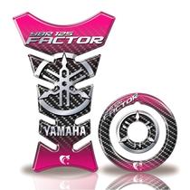 Adesivo Protetor Tanque e Boca Moto Yamaha Factor YBR 125 Rosa