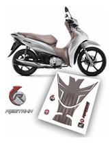 Adesivo Protetor Tanque Honda Biz 125 Alto Relevo Resinado Adesivo Protetor Tanque Honda Biz 125 Alto Relevo Resinado