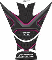 Adesivo Protetor Tanque Honda Biz 125 Resinado Rosa
