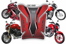 Adesivo Protetor Tanque Moto CG Modelo Neutro H649 Adesivo Protetor Tanque Moto CG Modelo Neutro H649