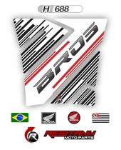 Adesivo Protetor Tanque Moto NXR Bros 160 H688 Adesivo Protetor Tanque Moto NXR Bros 160 H688