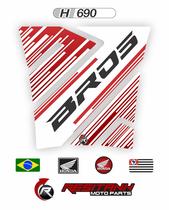Adesivo Protetor Tanque Moto NXR Bros 160 H690
