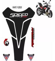 Adesivo Protetor Tanque Resinado Triumph Speed Triple 1050 Adesivo Protetor Tanque Resinado Triumph Speed Triple 1050