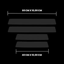 Adesivo Protetor Transparente Ppf De Pvc Soleira Cruze 04 Pç Adesivo Protetor Transparente Ppf De Pvc Soleira Cruze 04 Pç